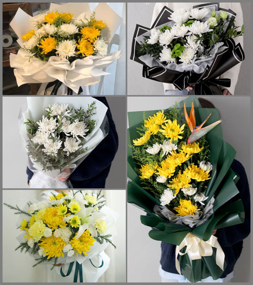 贵州六盘水盘县亦资街道打洞村白事花束代送